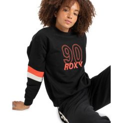 Bluza z okrągłym dekoltem dla Kobiety ESSENTIAL ENERGY Czarny. Czarne bluzy Roxy, bez wzorów, z bawełny, bez kaptura. W wyprzedaży za 209.99 zł.