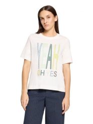 CARTOON Koszulka w kolorze białym rozmiar: 38. Białe bluzki Cartoon, bez wzorów, z bawełny, bez kołnierzyka, bez ramiączek. Za 43.99 zł.