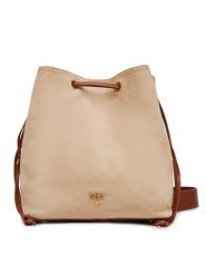 PINKO Torebka Secchiello Classic PE 25 PLTT 104305 A2CC Beżowy. Brązowe torebki klasyczne Pinko, bez wzorów, ze skóry, bez dodatków. Za 1,149.00 zł.