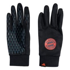 Rękawice FC Bayern Fieldplayer. Brązowe rękawiczki Adidas, bez wzorów, sportowe. Za 119.00 zł.