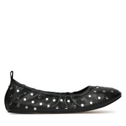Baleriny MICHAEL Michael Kors. Czarne baleriny MICHAEL Michael Kors, bez wzorów, bez obcasa. Za 509.99 zł.