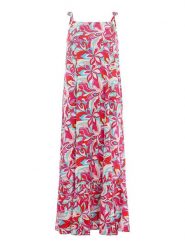 Zwillingsherz Sukienka "Flowy Flowers" ze wzorem rozmiar: L/XL. Sukienki Zwillingsherz, na co dzień, l, bez wzorów, z wiskozy, bez kołnierzyka, bez ramiączek, maxi, proste. Za 158.95 zł.
