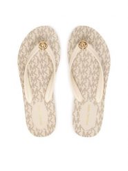 MICHAEL Michael Kors Japonki Posie Flip Flop 40S6PSFA2Q Écru. Białe klapki MICHAEL Michael Kors, bez wzorów, z syntetyku, bez obcasa. Za 319.99 zł.