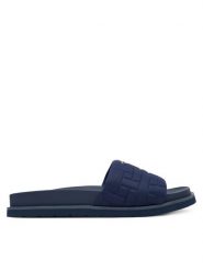 Gant Klapki 32507312 Granatowy. Niebieskie klapki GANT, bez wzorów, z materiału, bez obcasa. Za 329.99 zł.