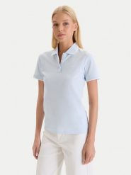 Nautica Polo W126-NALPO-1008-23X Błękitny Regular Fit. Niebieskie koszulki polo Nautica, l, bez wzorów, z bawełny, bez kołnierzyka, bez ramiączek. Za 99.99 zł.
