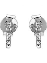 Vittoria Jewels Złote kolczyki-wkrętki z diamentami rozmiar: onesize. Szare kolczyki Vittoria Jewels, z diamentem, złote. Za 826.74 zł.