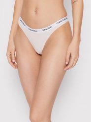 Calvin Klein Underwear Stringi 0000D1617A Różowy. Czerwone stringi Calvin Klein Underwear, bez wzorów, z bawełny. Za 49.99 zł.