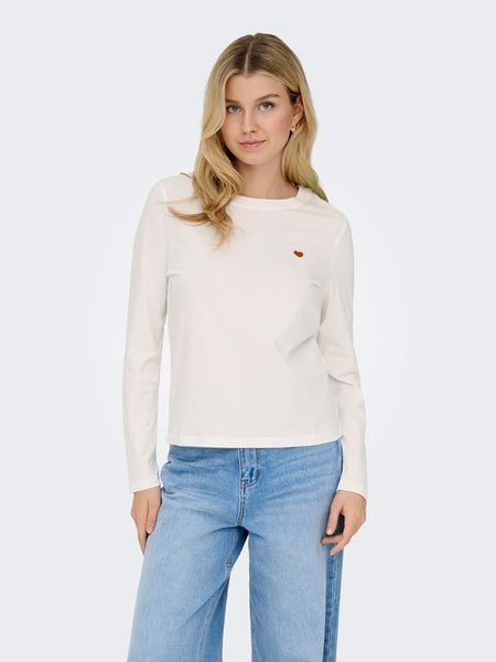 JDY Koszulka w kolorze kremowym rozmiar: XXL. Brązowe bluzki JDY, xxl, bez wzorów, bez kołnierzyka, bez ramiączek. Za 61.17 zł.