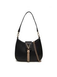 Valentino Torebka Divina VBS1R417G Czarny. Czarne torebki klasyczne Valentino, bez wzorów, ze skóry, bez dodatków. Za 289.99 zł.