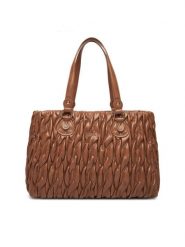 Liu Jo Torebka Ecs M Tote AF5014 E0457 Brązowy. Brązowe shopper Liu Jo, bez wzorów, ze skóry, bez dodatków. Za 719.99 zł.