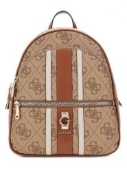 Guess Plecak w kolorze jasnobrązowym - 34 x 28 x 12 cm rozmiar: onesize. Brązowe plecaki Guess, z aplikacjami. Za 434.99 zł.