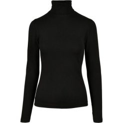 Bluzka Z Długim Rękawem Dla Pań I Panów Basic Turtle Neck. Czarne bluzki Urban Classics, xl, bez wzorów, sportowe, bez kołnierzyka, bez ramiączek. Za 95.99 zł.