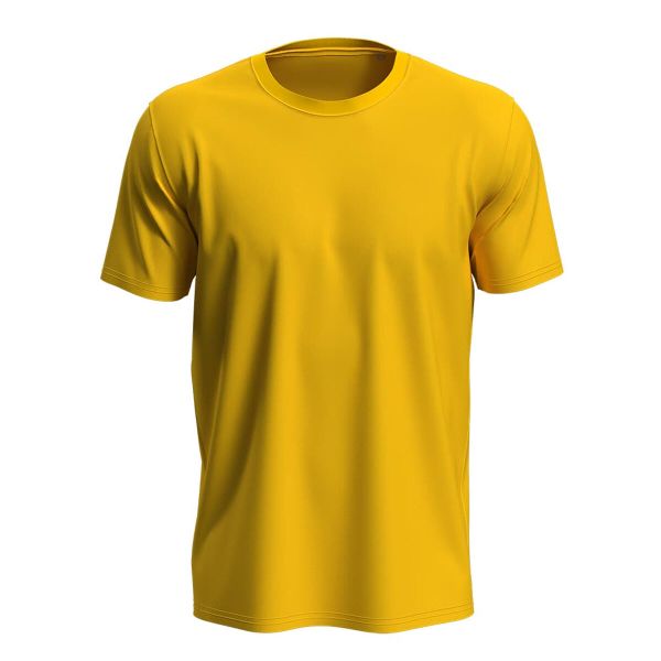 Koszulka Unisex Dla Dorosłych Lux. Żółte bluzki STEDMAN, xl, bez wzorów, sportowe, bez kołnierzyka, bez ramiączek. Za 49.99 zł.