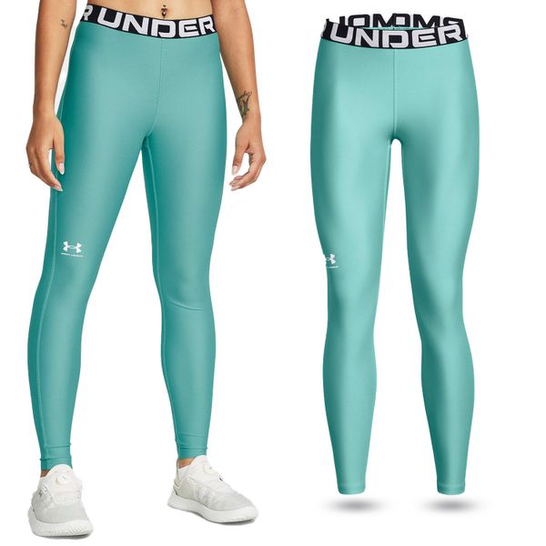 Legginsy treningowe damskie UNDER ARMOUR szybkoschnące termoaktywne. Niebieskie legginsy Under Armour, l, bez wzorów, do biegania. W wyprzedaży za 162.10 zł.