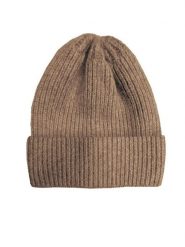 Capo Kaszmirowa czapka w kolorze jasnobrązowym rozmiar: onesize. Brązowe czapki Capo, bez wzorów, z kaszmiru. Za 132.67 zł.