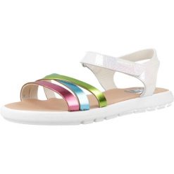 Sandały PABLOSKY 429704P Biały. Białe sandały PABLOSKY, bez wzorów, ze skóry, bez obcasa, bez zapięcia. Za 227.99 zł.