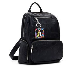Plecak Desigual. Czarne plecaki Desigual, bez wzorów. Za 239.99 zł.