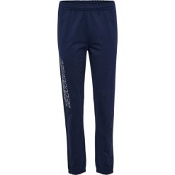 Spodnie dresowe Hummel Pulse Uh. Niebieskie spodnie dresowe Hummel, bez wzorów, z dresówki. Za 251.00 zł.