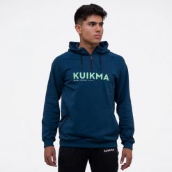Bluza do padla unisex Kuikma Club. Niebieskie bluzy KUIKMA, s, bez wzorów, z elastanu, bez kaptura. W wyprzedaży za 119.99 zł.