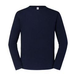 Koszulka Z Długim Rękawem Unisex Dla Dorosłych Iconic 195. Niebieskie bluzki FRUIT OF THE LOOM, xl, bez wzorów, sportowe, bez kołnierzyka, bez ramiączek. Za 62.99 zł.