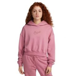Kobieta>bluza Nike. Czerwone bluzy Nike, bez wzorów, bez kaptura. Za 294.99 zł.