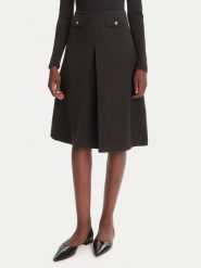 HUGO Spódnica midi Raferi 50542629 982 Czarny Regular Fit. Czarne spódnice Hugo, bez wzorów, z bawełny, midi. Za 949.99 zł.