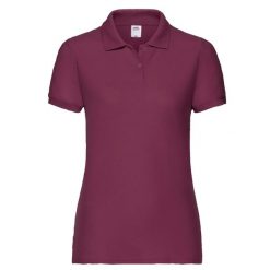 Koszulka Polo Damska. Brązowe koszulki polo FRUIT OF THE LOOM, bez wzorów, bez ramiączek. Za 78.99 zł.