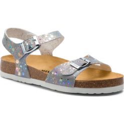 Sandały DR. BRINKMANN - 510303 Silber 92. Szare sandały Dr. Brinkmann, bez wzorów, z materiału, bez obcasa, bez zapięcia. W wyprzedaży za 129.00 zł.
