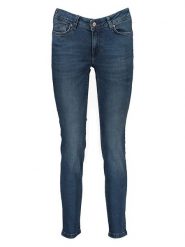 Mustang Dżinsy "Jasmin" - Skinny fit - w kolorze granatowym rozmiar: W26/L34. Niebieskie jeansy Mustang, l, z aplikacjami. Za 79.03 zł.