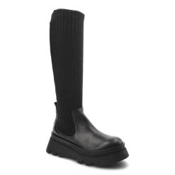 Czarne Kozaki Artiker Damskie Wygodne Modne Buty. Czarne kozaki Artiker, na jesień, ze skóry, bez obcasa, na platformie, bez zapięcia. Za 409.00 zł.