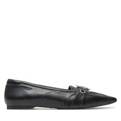 Baleriny Vagabond Shoemakers. Czarne baleriny Vagabond Shoemakers, bez wzorów, bez obcasa. Za 289.99 zł.