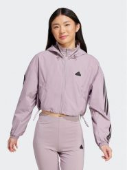 Adidas Kurtka przejściowa Future Icons 3-Stripes IP1573 Fioletowy Loose Fit. Fioletowe kurtki Adidas, l, bez wzorów, z syntetyku, bez kaptura. Za 269.99 zł.