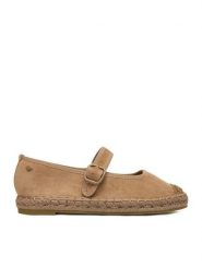 Roxy Espadryle CEO-WSS990-270 Beżowy. Brązowe espadryle Roxy, bez wzorów, z materiału, bez obcasa, bez zapięcia. Za 129.99 zł.
