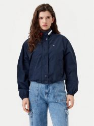 Tommy Jeans Kurtka przejściowa Essential DW0DW20439 Granatowy Regular Fit. Niebieskie kurtki Tommy Jeans, xs, bez wzorów, z jeansu, bez kaptura. Za 359.99 zł.