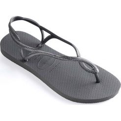 Havaianas - Sandały. Szare sandały Havaianas, bez wzorów, z materiału, bez obcasa, na płaskiej podeszwie, bez zapięcia. W wyprzedaży za 69.90 zł.