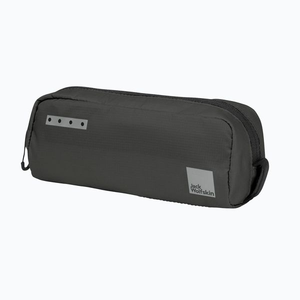 Kosmetyczka podróżna Jack Wolfskin Wandermood Washbag Mini. Czarne kufry i kosmetyczki Jack Wolfskin, bez wzorów, z materiału, bez dodatków. Za 99.86 zł.