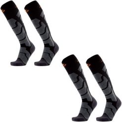 Skarpety ski dla dorosly Therm-ic Ski Insulation zestaw 2 par wysokosc kolano. Czarne skarpety THERM-IC, bez wzorów. Za 199.00 zł.
