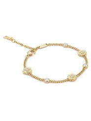 Coach Bransoletka 37541328 Złoty. Żółte bransoletki Coach, metalowe. Za 559.99 zł.