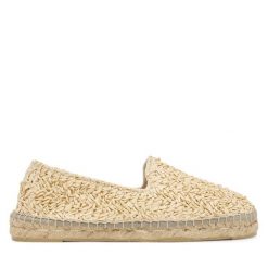 Espadryle Manebi. Brązowe espadryle Manebi, bez wzorów, bez obcasa, bez zapięcia. Za 459.99 zł.