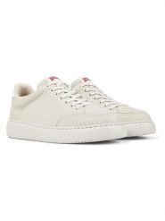 Camper Skórzane sneakersy "Runner K21" w kolorze kremowym rozmiar: 39. Brązowe trampki Camper, bez wzorów, bez zapięcia. Za 314.95 zł.