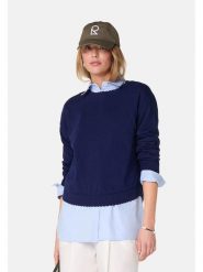 Rodier Sweter w kolorze granatowym rozmiar: M. Niebieskie swetry Rodier, m, bez wzorów, z kaszmiru, bez ramiączek. Za 242.45 zł.