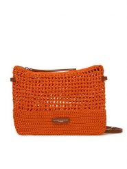 Gianni Chiarini Torebka Victoria BS 11580 SMCRH Koralowy. Pomarańczowe listonoszki Gianni Chiarini, bez wzorów, z materiału, bez dodatków. Za 269.99 zł.