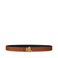 Pasek Damski LAUREN RALPH LAUREN. Brązowe paski Lauren Ralph Lauren, bez wzorów. Za 419.99 zł.