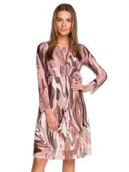 Stylove Sukienka ze wzorem rozmiar: M. Sukienki Stylove, m, bez wzorów, bez kołnierzyka, bez ramiączek, midi. Za 206.91 zł.