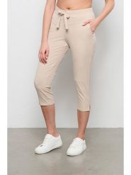 &Co Woman Rybaczki "Phoenix" w kolorze beżowym rozmiar: XXL. Brązowe spodnie materiałowe &Co Woman, xxl, bez wzorów. Za 162.49 zł.