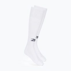 Skarpety Mizuno Comfort Volley Long białe V2EX6A55Z71. Białe skarpety Mizuno, bez wzorów, z materiału. Za 39.99 zł.