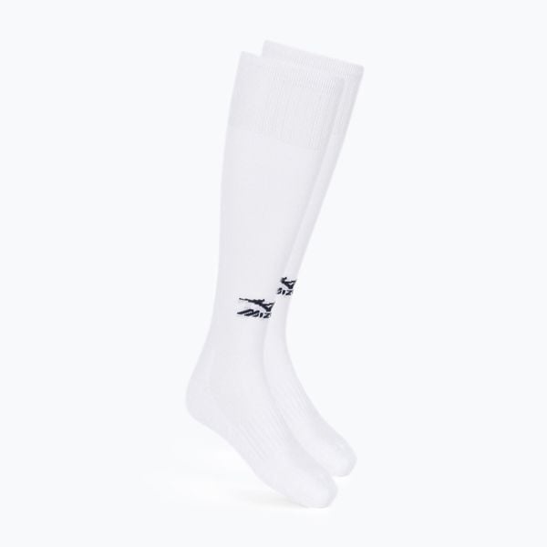 Skarpety Mizuno Comfort Volley Long białe V2EX6A55Z71. Białe skarpety Mizuno, bez wzorów, z materiału. Za 52.99 zł.