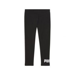 Damskie legginsy 3/4 z małym logo No. 1 ESS PUMA Black. Czarne legginsy Puma, l, bez wzorów, z gumy. Za 109.00 zł.