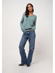 AUTHENTIC CASHMERE Kaszmirowy sweter "Gardoria" w kolorze miętowym rozmiar: M. Niebieskie swetry AUTHENTIC CASHMERE, m, bez wzorów, z kaszmiru, bez ramiączek. Za 367.22 zł.