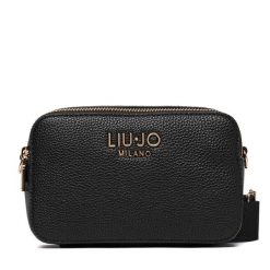 Torebka Liu Jo. Czarne listonoszki Liu Jo, bez wzorów, bez dodatków. Za 429.99 zł.